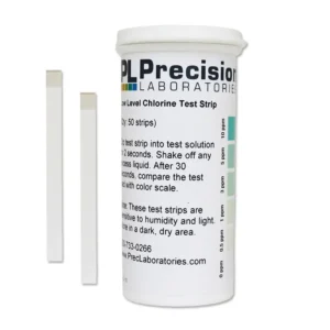 Low Level Chlorine Strips, 0-10ppm (free)