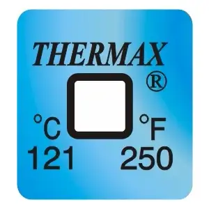 Temperatur indikator, temp: 121°C, 100 stk