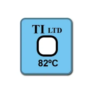 Temperatur indikator, temp: 82°C / 180°F , 100stk.