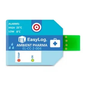 Data logger, farmaceutisk med preinstal. alarm - 10 stk